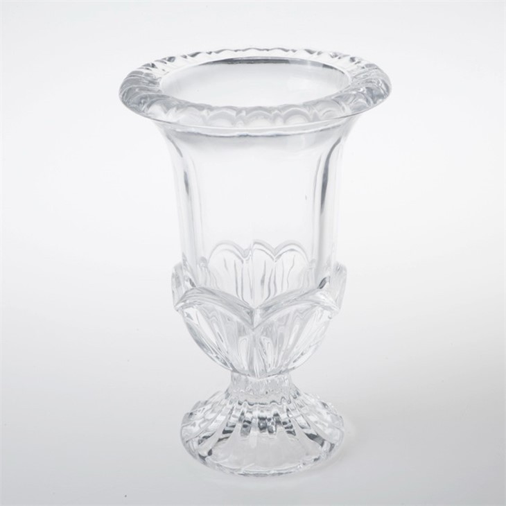 Open Mouth Glass Bud Explicit Pattern Vase