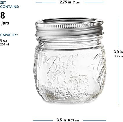 Glass Mason Storage Jar